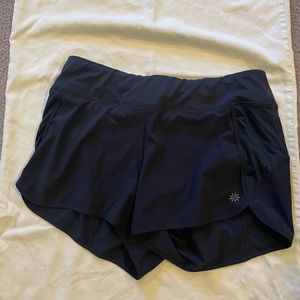 Navy athletic shorts